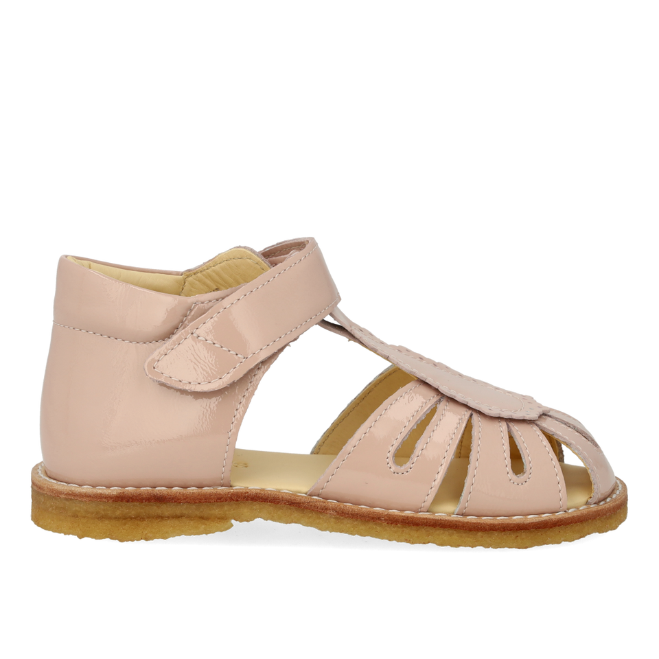 Beginner sandal with velcro closure - Rosebud