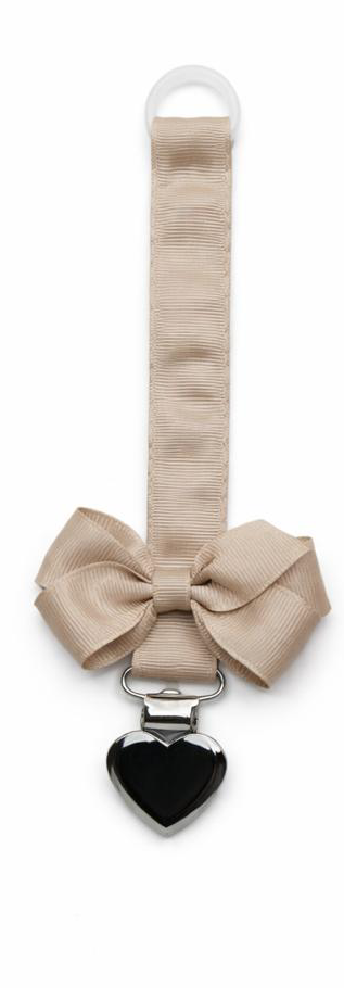 Little Noora - Pacifier Clip - Soft Sage Pacifier Clip with Bow
