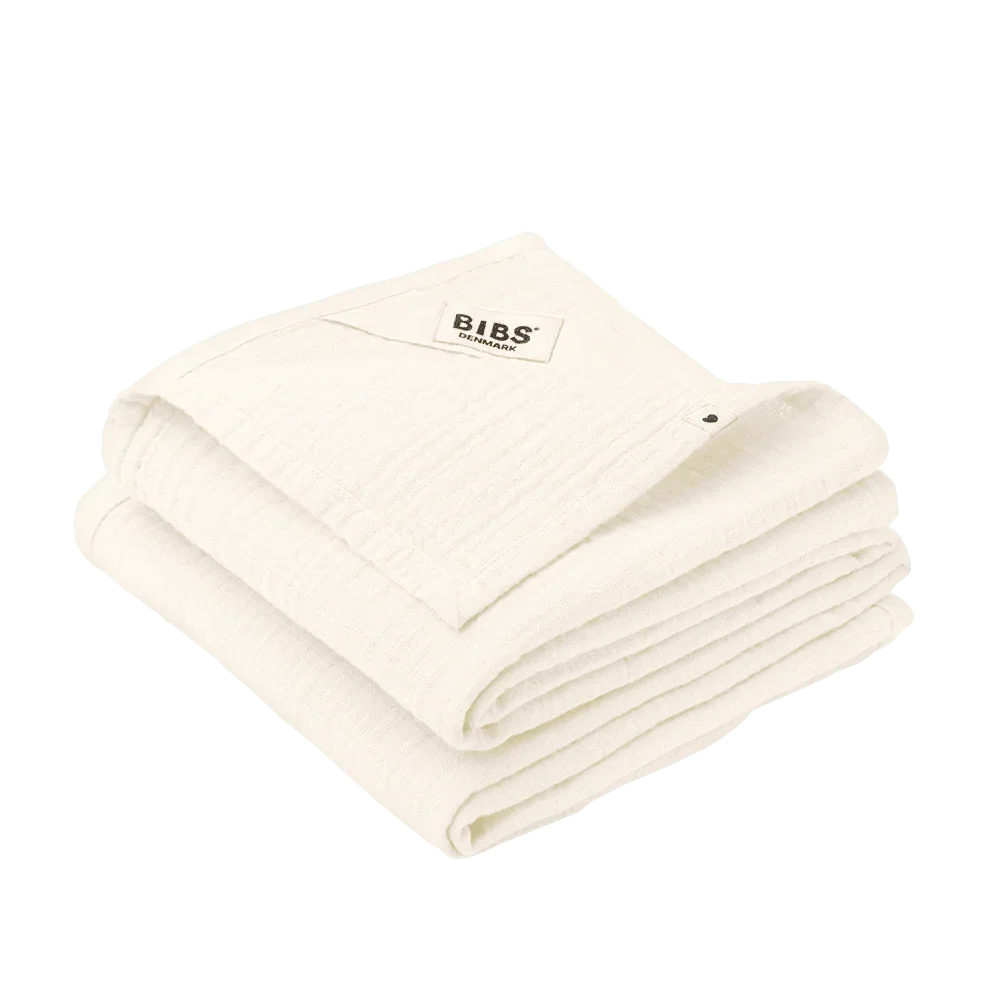 Bibs Muslin Cloth - Ivory