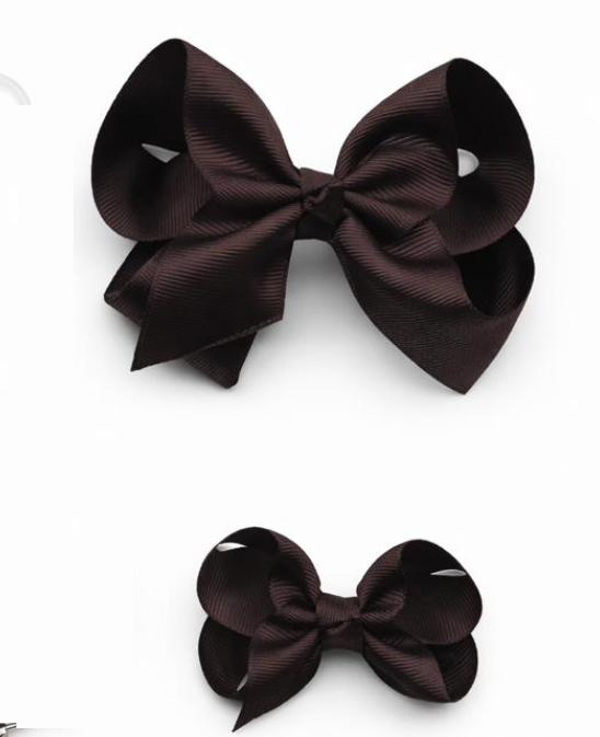 Little Noora - Hair Bow Cocoa