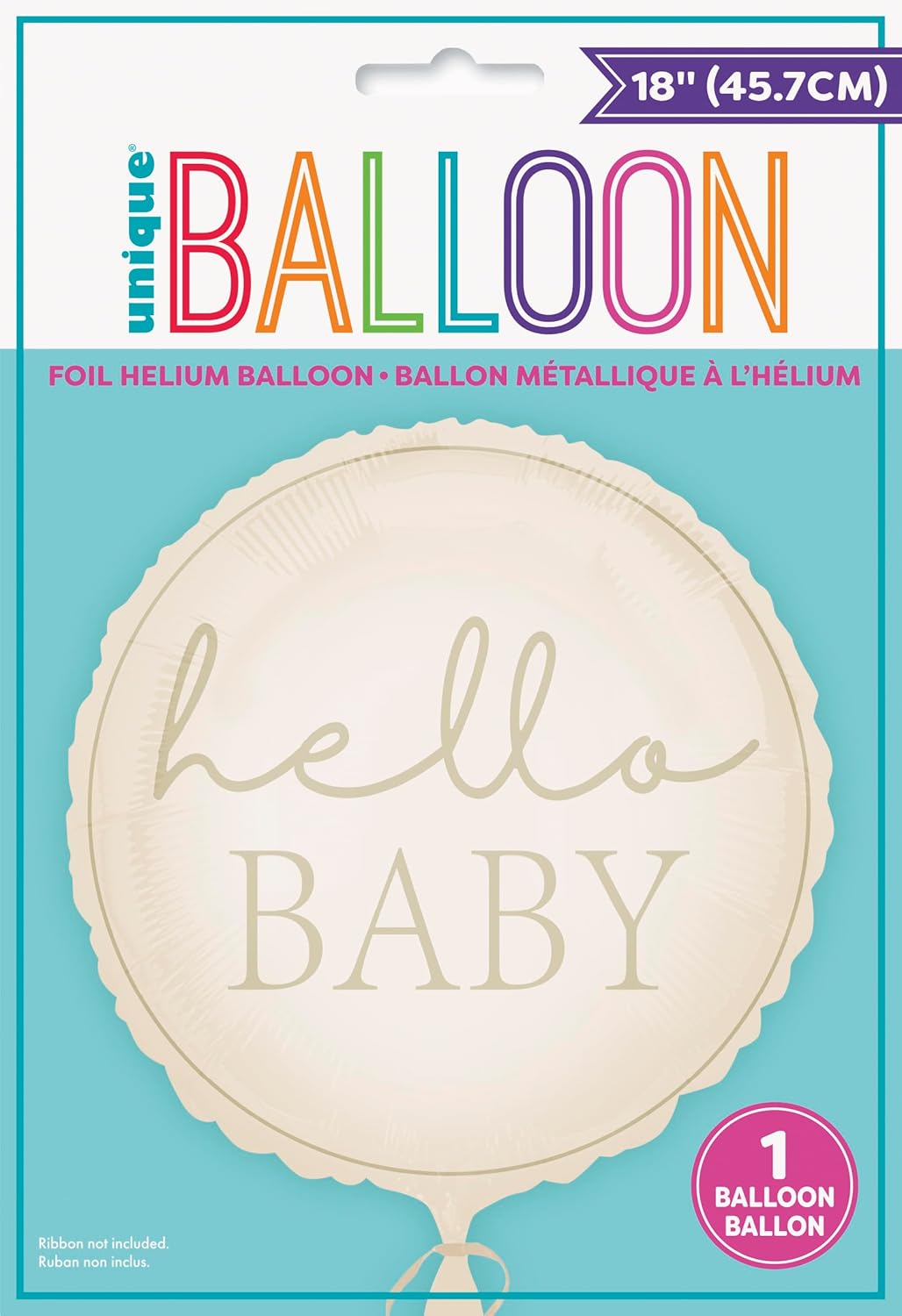 Unique Hello Baby Nude Foil Balloon 18