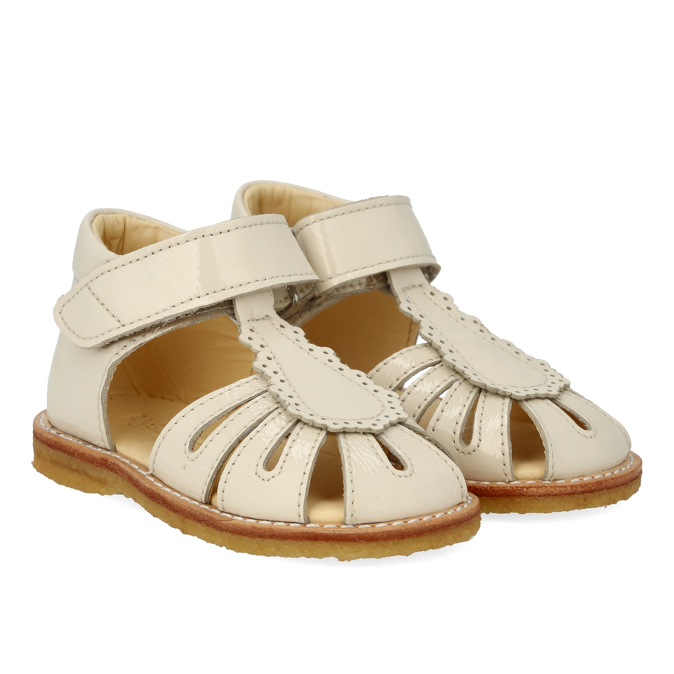 Beginner sandal with velcro closure - Buttermilk