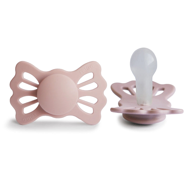 FRIGG Symmetrical Pacifier - Lucky Silicone Size 2 - Blush
