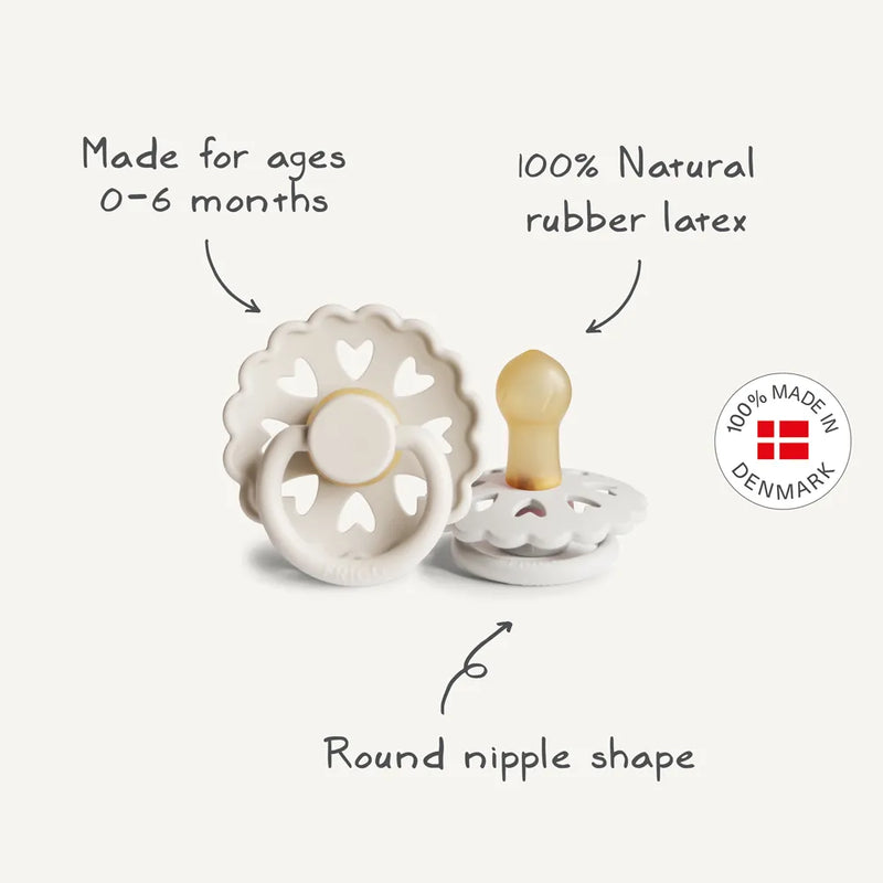 FRIGG Round Pacifier - Fairytale X H.C. Andersen Latex - Size 1 & 2