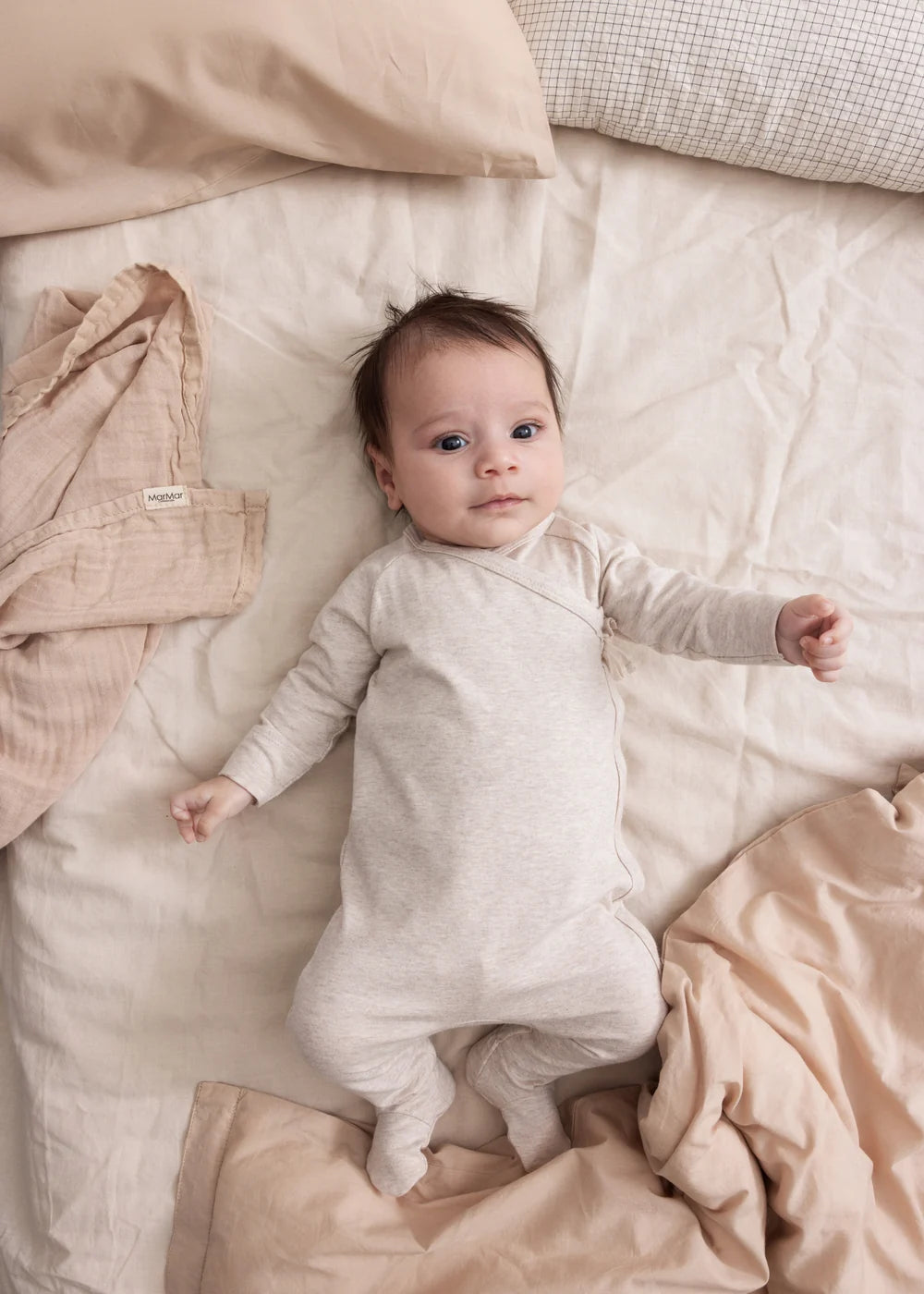 MarMar Copenhagen Rubetta Sleepsuit - Light Beige