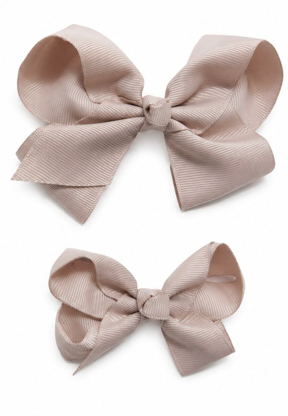 Hair Bow Dusty Rose