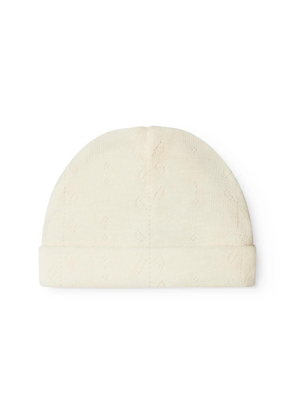 MarMar Copenhagen Aiko Wool Pointelle Hat - Natural