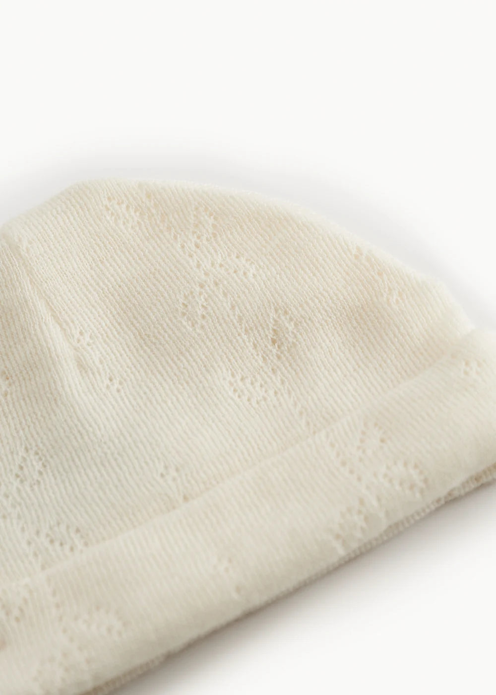 MarMar Copenhagen Aiko Wool Pointelle Hat - Natural