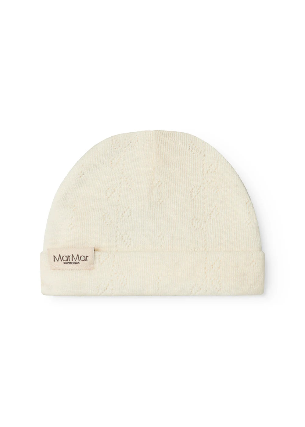 MarMar Copenhagen Aiko Wool Pointelle Hat - Natural